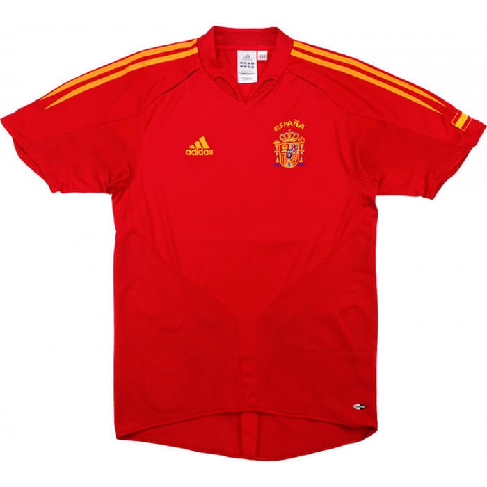 Tailandia Camiseta España 1st Retro 2004 2006 Rojo